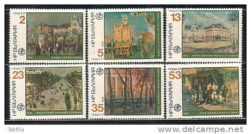 BULGARIA \ BULGARIE ~ 1978 - "Philaserdica´79 - Exp.Phil.int. - Paintures De Sofia - 6v** - Unused Stamps