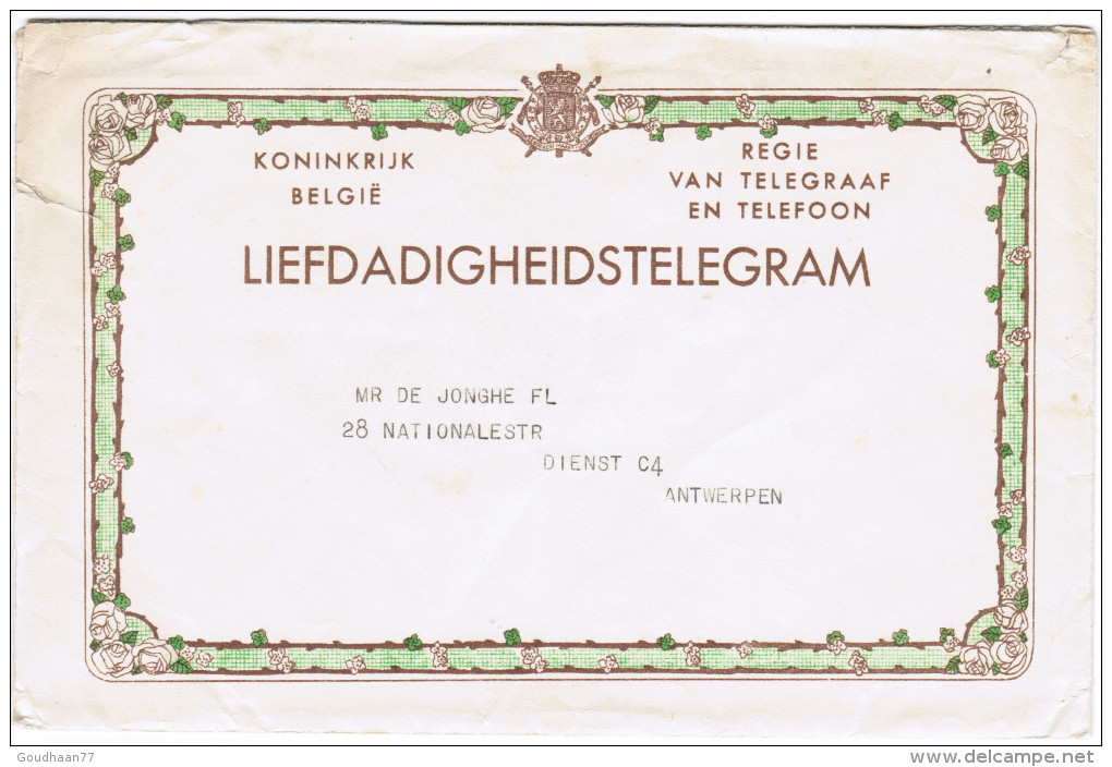 Telegram Liefdadigheidstelegram - Telegrams