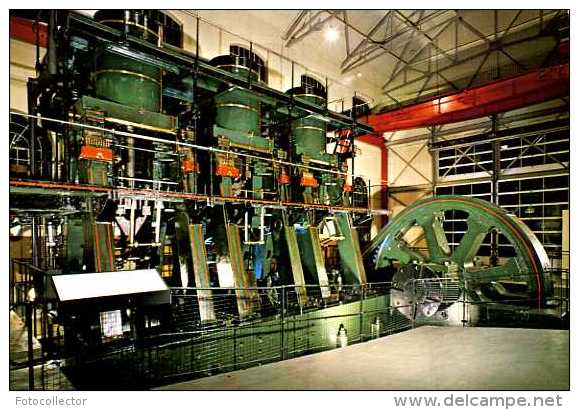 Angleterre : Musée De L'industrie De Sheffield : River Don Steam Engine Davy Brothers Ltd (machine Hydraulique) - Sheffield