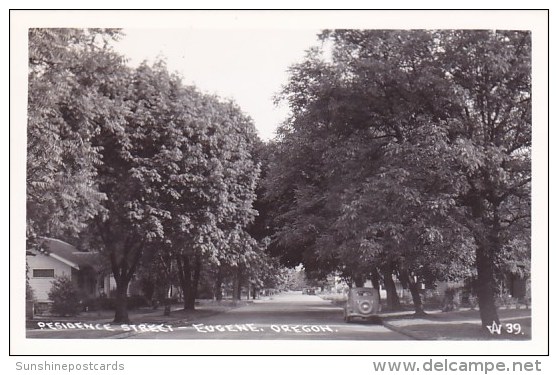 Pesidence Street Eugene Oreagon Real Photo - Eugene