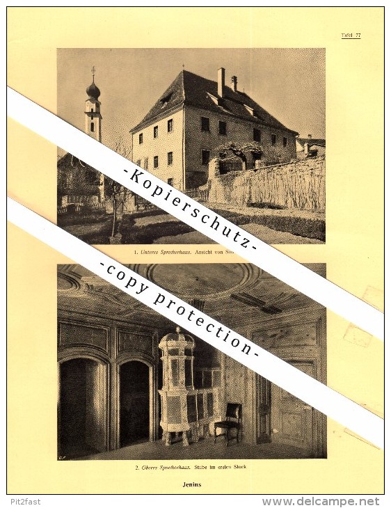 Photographien / Ansichten , 1924 , Jenins , Region Landquart , GR , Prospekt , Architektur , Fotos !!! - Jenins