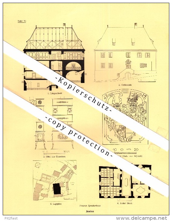 Photographien / Ansichten , 1924 , Jenins Und Mayenfeld , Landquart , Prospekt , Architektur , Fotos !!! - Jenins