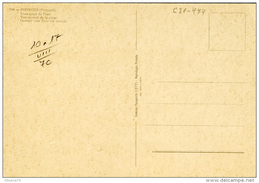 BUARCOS, FIGUEIRA DA FOZ, Vista Geral Da Praia, 2 Scans PORTUGAL - Coimbra