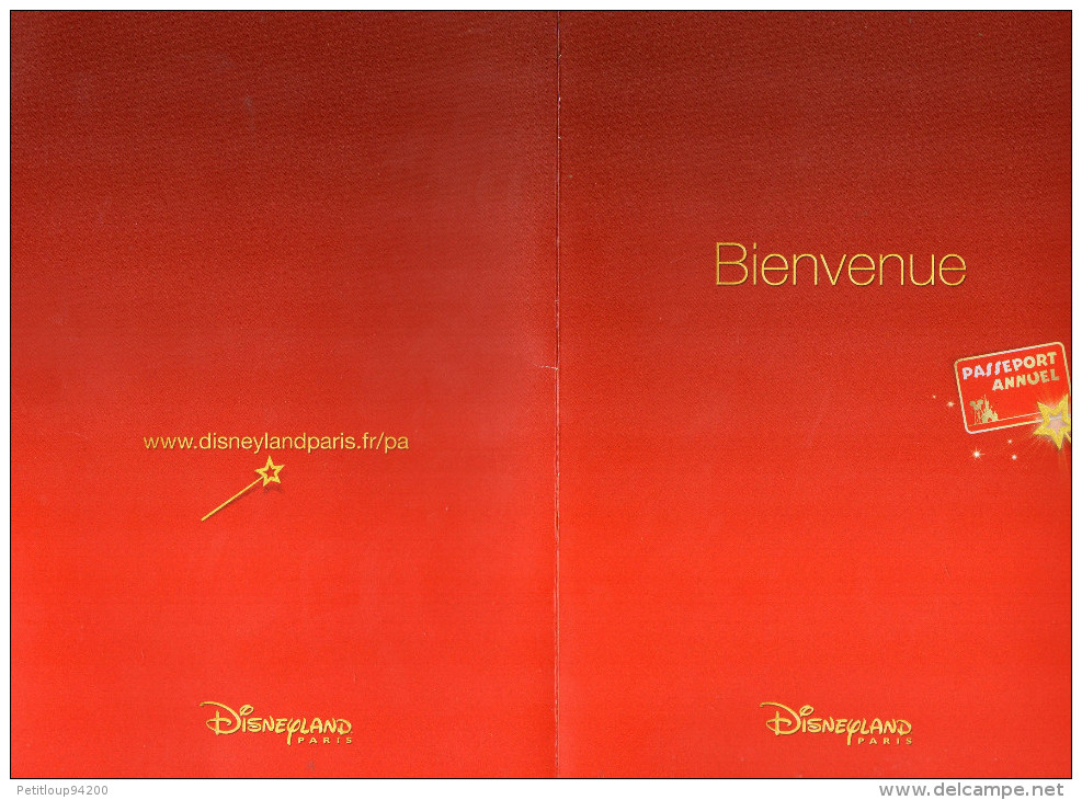 ENCART Passeport Annuel  DISNEYLAND Paris - Disney-Pässe