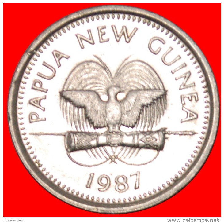 &#9733;TURTLE: PAPUA NEW GUINEA &#9733; 5 TOEA 1987!  LOW START&#9733;NO RESERVE!!! - Papoea-Nieuw-Guinea