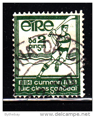 Ireland Used Scott #90 2p Hurling - Gaelic Athletic Association 50th Anniversary - Usados