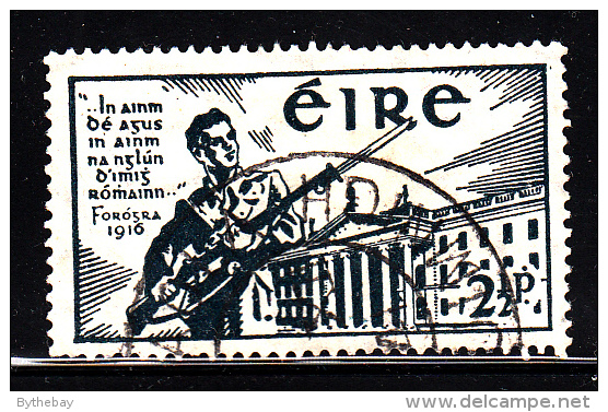 Ireland Used Scott #120 2 1/2p Volunteer Soldier, Dublin Post Office - Easter Rebellion 25th Anniversary - Usati