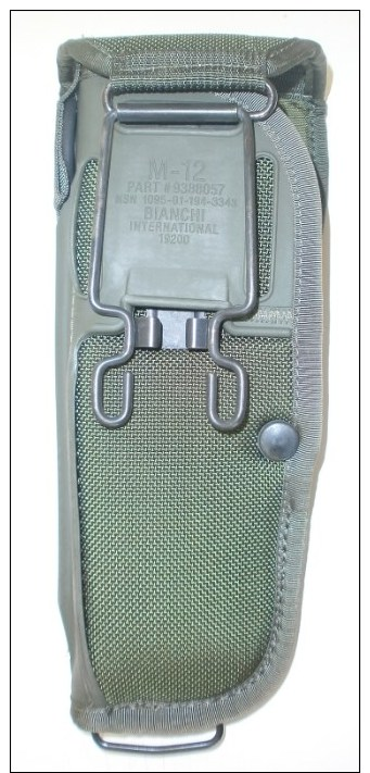 US ARMY ORIGINAL M12 M-12 HOLSTER ETUI MINT CONDITION. BERETTA 1911 COLT ETC... - Equipement