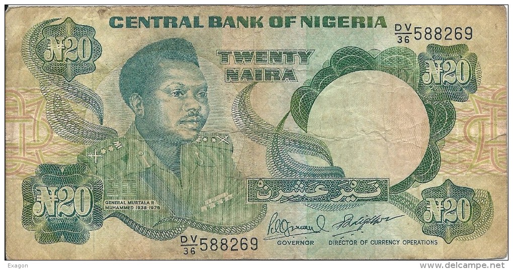 Banconota  Da   20 Naira -  NIGERIA - Nigeria