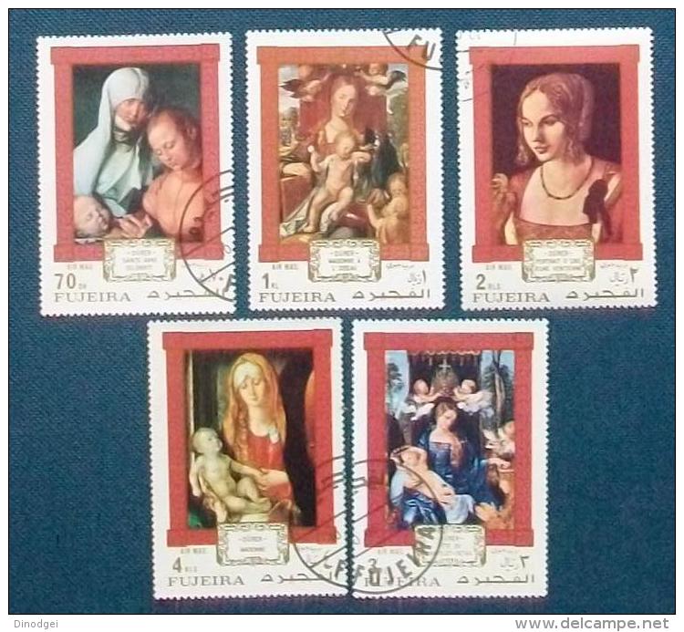 FJ013- FUJIERA - 1971 - " Serie  CMPL  Dipinti Di DURER    " Lotto Timbrato - Fujeira