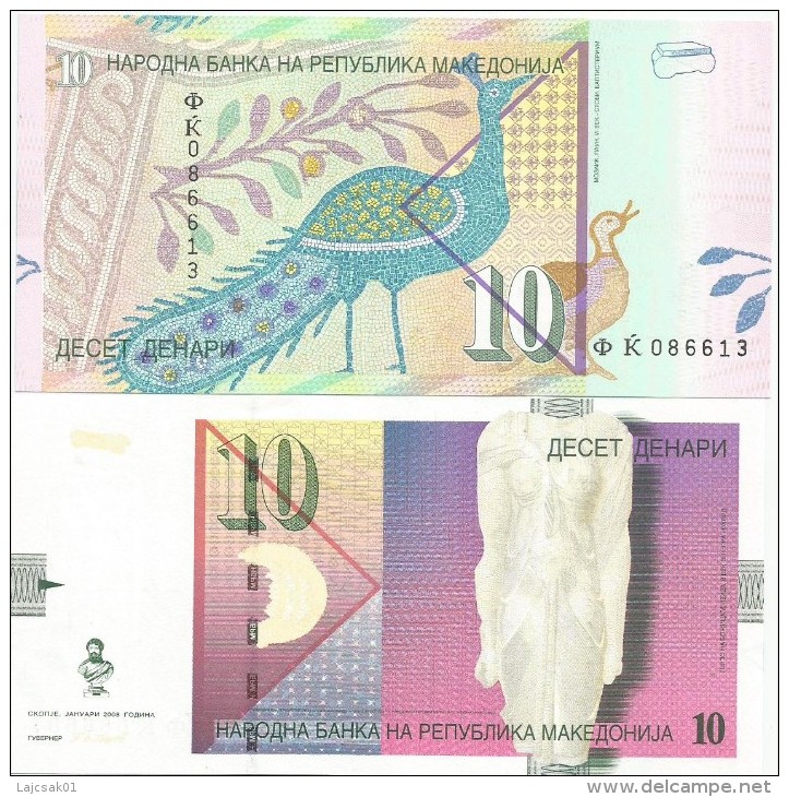 Macedonia 10 Denari 2008. UNC - North Macedonia