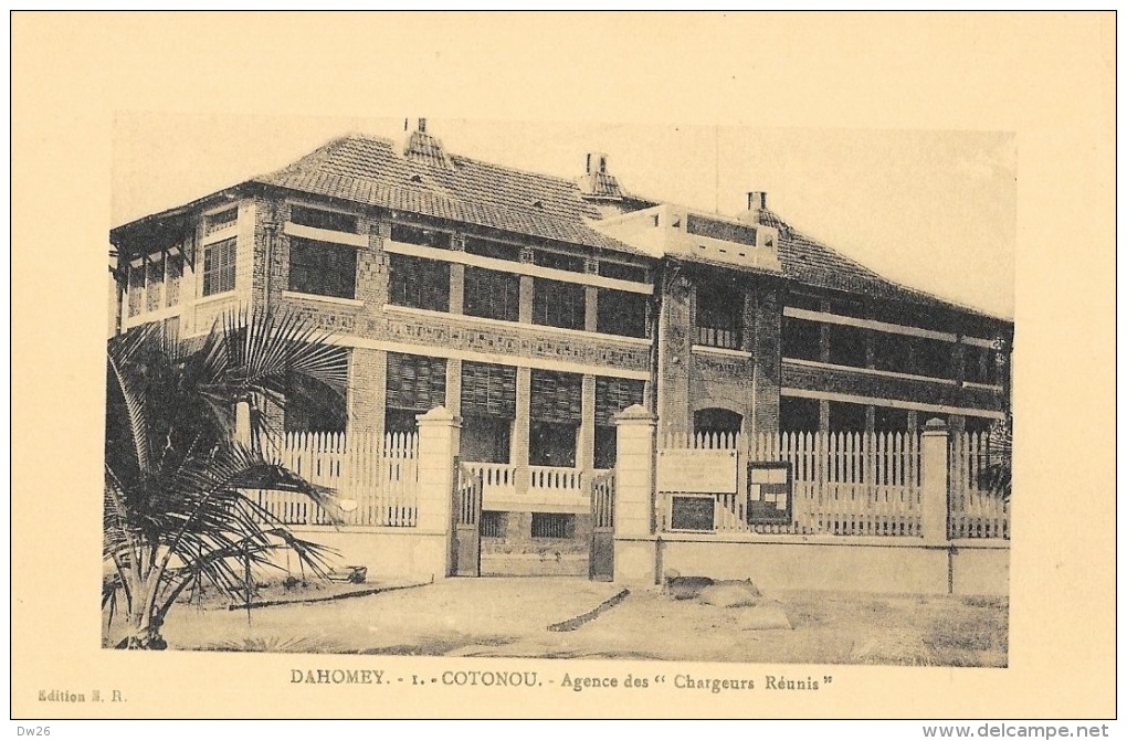 Dahomey - Cotonou - Agence Des Chargeurs Réunis - Carte E.R. Non Circulée - Dahomey