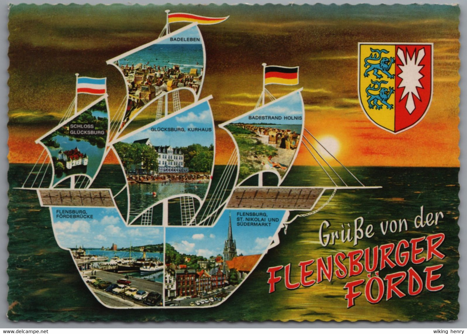 Flensburg - Flensburger Förde - Mehrbildkarte 2 - Flensburg