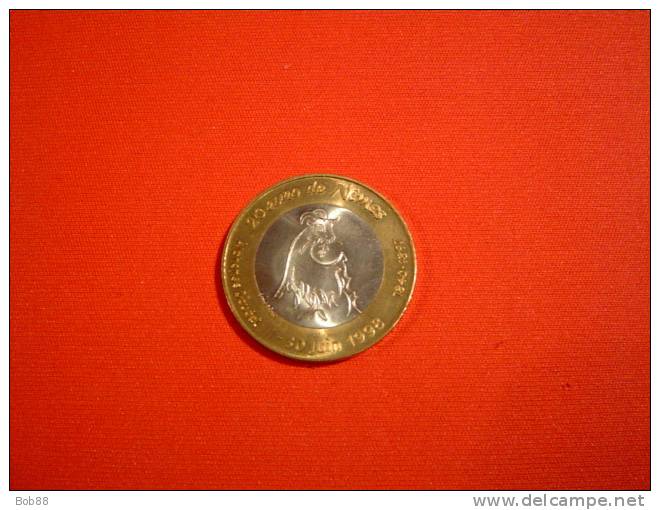 PIECE 20 EURO TEMPORAIRE VILLE DE NIMES / ALPHONSE DAUDET - Euros Of The Cities