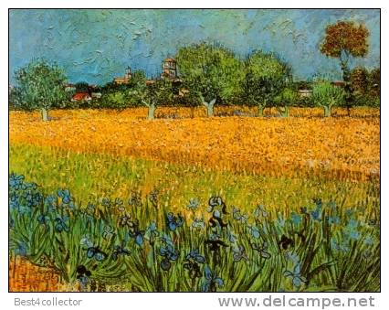 @@@ MAGNET - Vincent Van Gogh - View Of Arles With Irises - Advertising