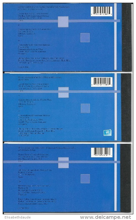 ONU - 2001 - RARES CARNETS DE PRESTIGE Des 3 BUREAUX - PATRIMOINE MONDIAL : JAPAN - New York/Geneva/Vienna Joint Issues