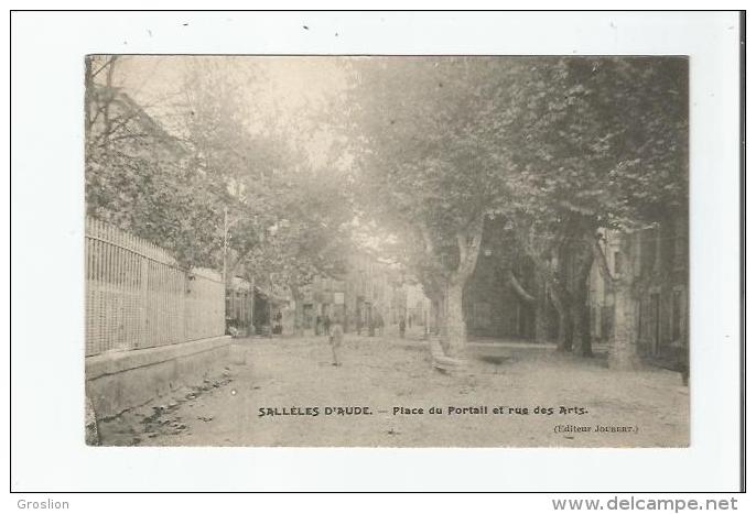 SALLELES D'AUDE PLACE DU FOIRAIL ET RUE DES ARTS 1905 - Salleles D'Aude