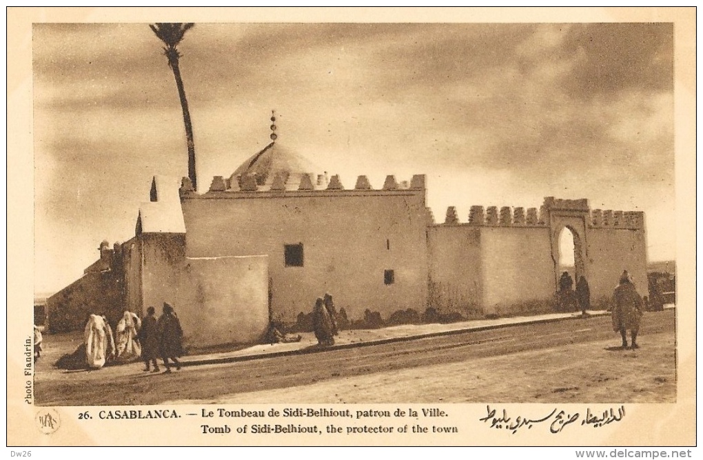 Casablanca - Le Tombeau De Sidi-Belhiout, Patron De La Ville - Photo Flandrin - Carte N°26 Non Circulée - Casablanca