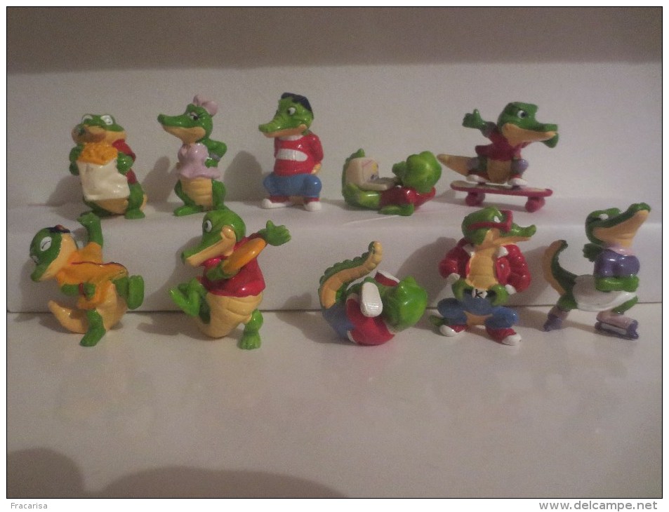 KINDER SURPRISE: SÉRIE LES CROCOS VILLE - Monoblocs