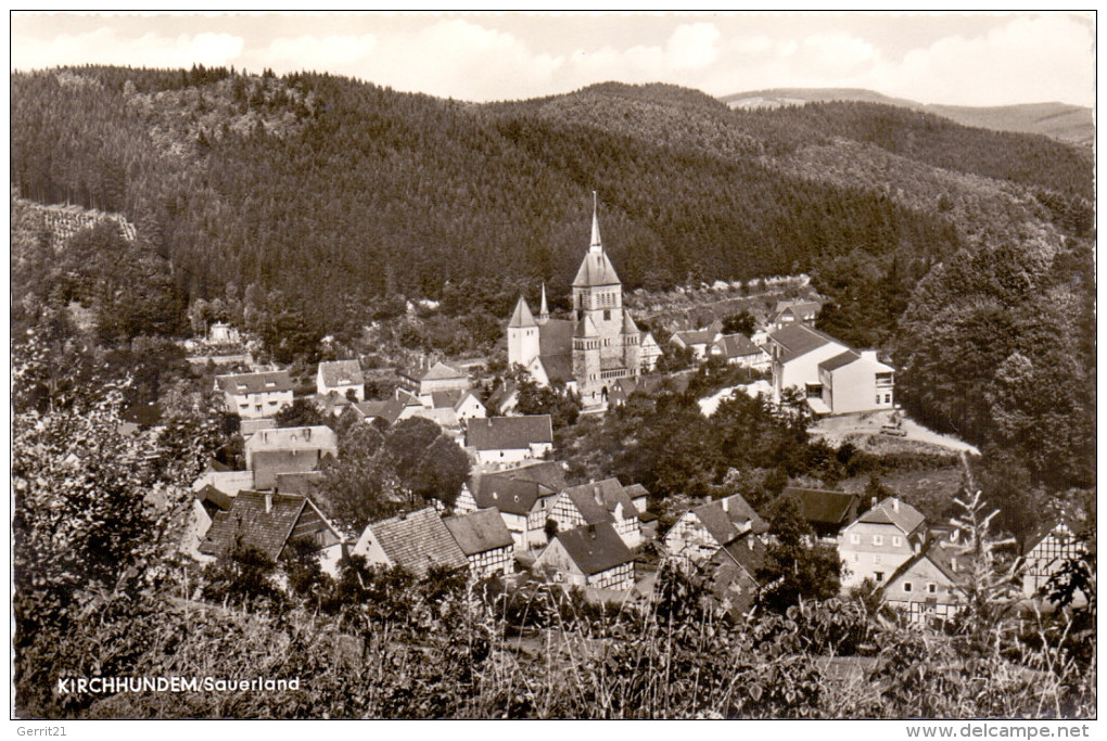 5942 KIRCHHUNDEM, Panorama - Olpe