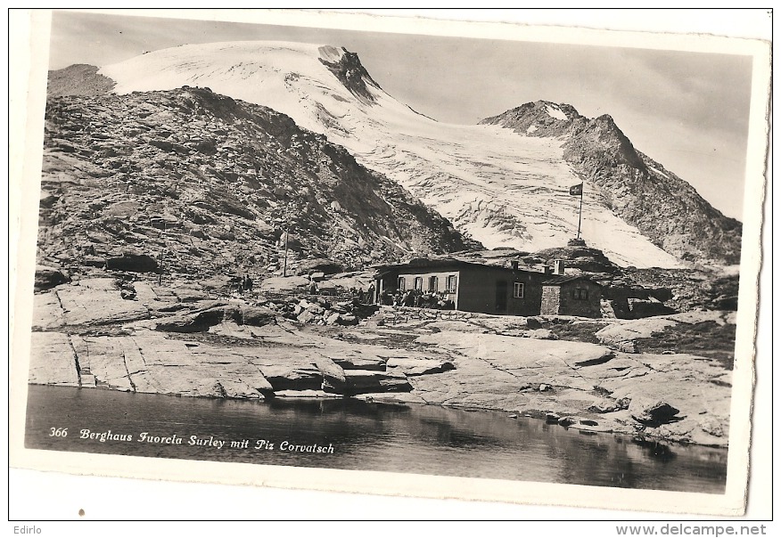 BERGHAUS Fuorcla Surley Mit Piz Corvatsch Timbrée TTB - Sonstige & Ohne Zuordnung