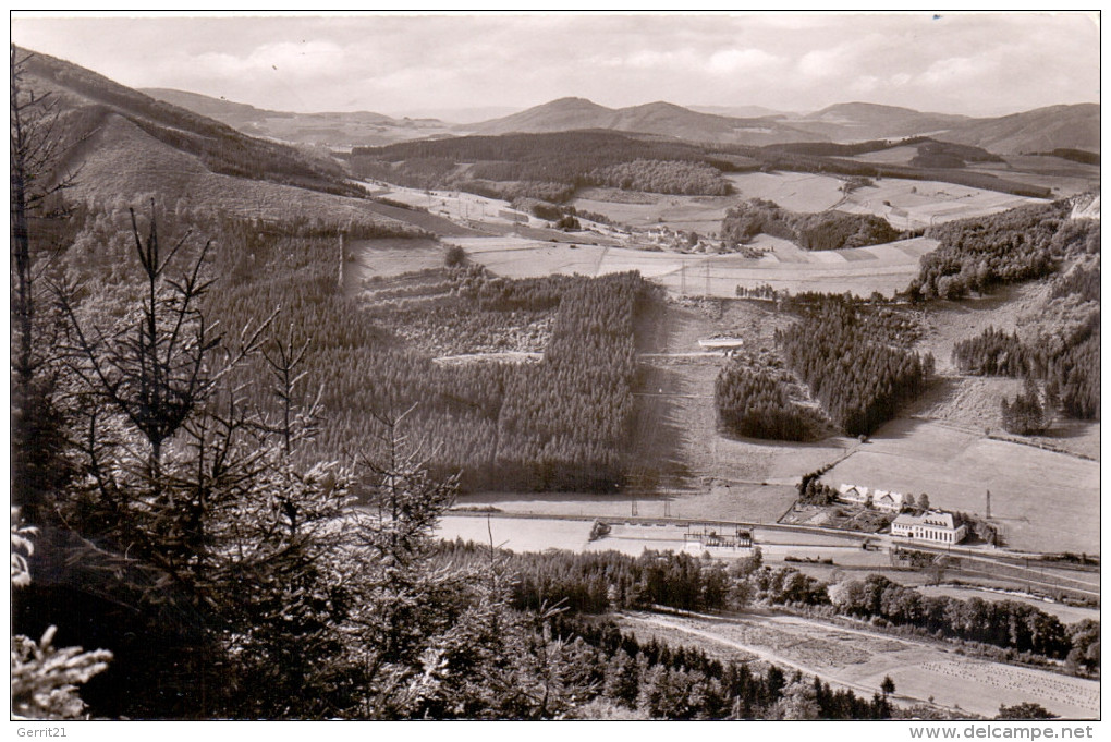 5787 OLSBERG - HELMERINGHAUSEN, Blick Ins Ruhrtal - Meschede