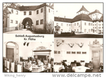 Flöha - S/w Schloß Augustusburg - Flöha