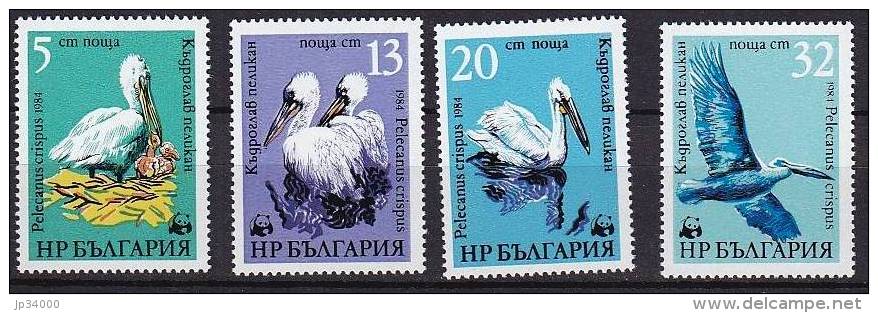 BULGARIE,  WWF, Oiseaux Yvert 2869/72** Neuf Sans Charniere. MNH - Nuovi