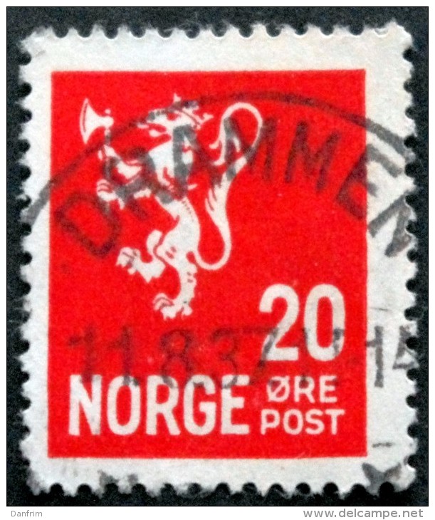 Norway 1927  Minr.124A DRAMMEN 11-8-1937      (  Lot C 1493 ) - Oblitérés