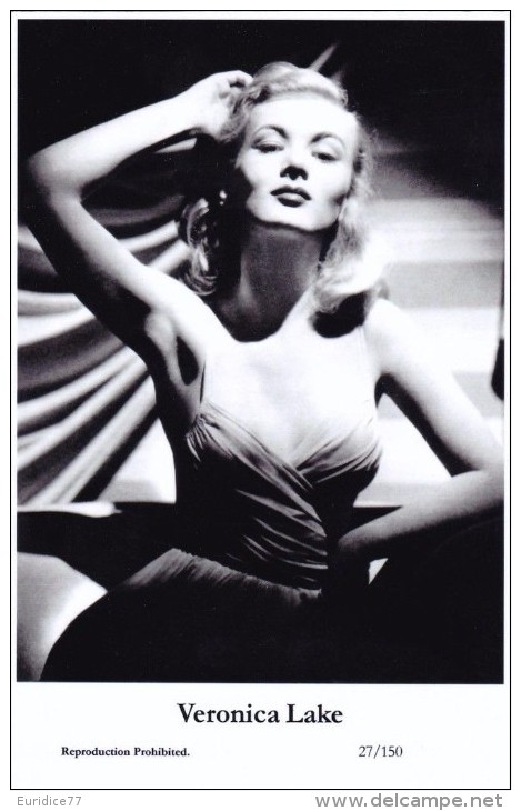 VERONICA LAKE - Film Star Pin Up - Publisher Swiftsure Postcards 2000 - Artistes