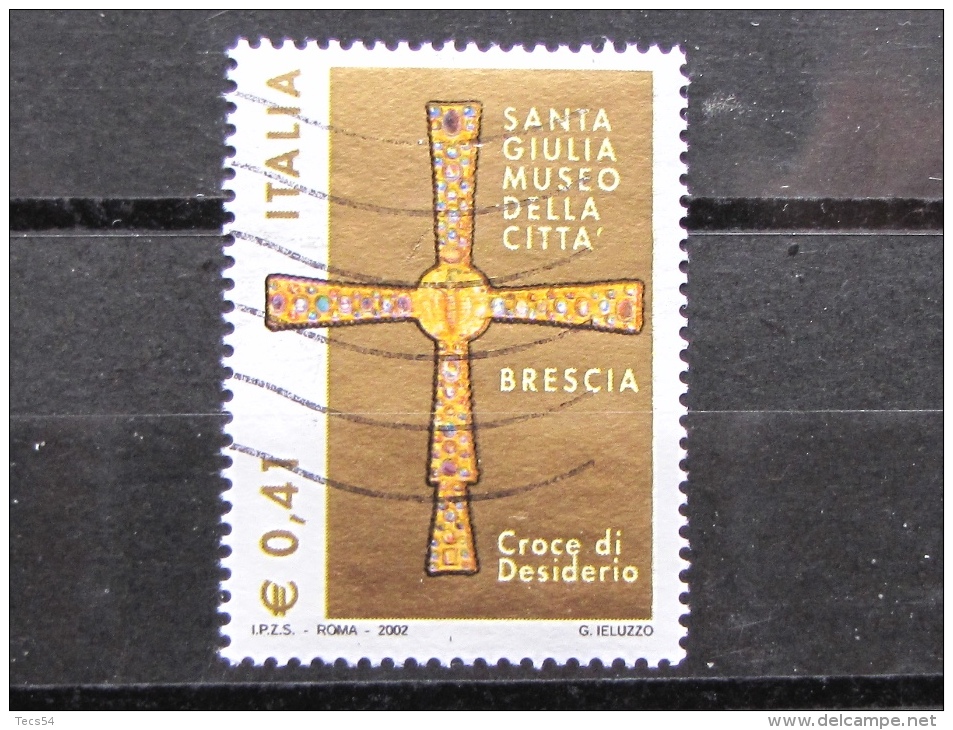 ITALIA USATI 2002 - SANTA GIULIA MUSEO DELLA CITTA´ BRESCIA - SASSONE 2651 - RIF. G 2161 - 1^ SCELTA - 2001-10: Usati