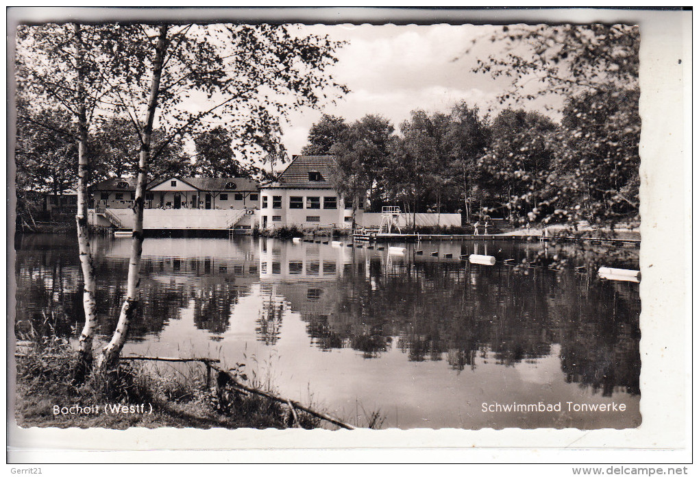 4290 BOCHOLT, Schwimmbad Tonwerke, 195... - Bocholt