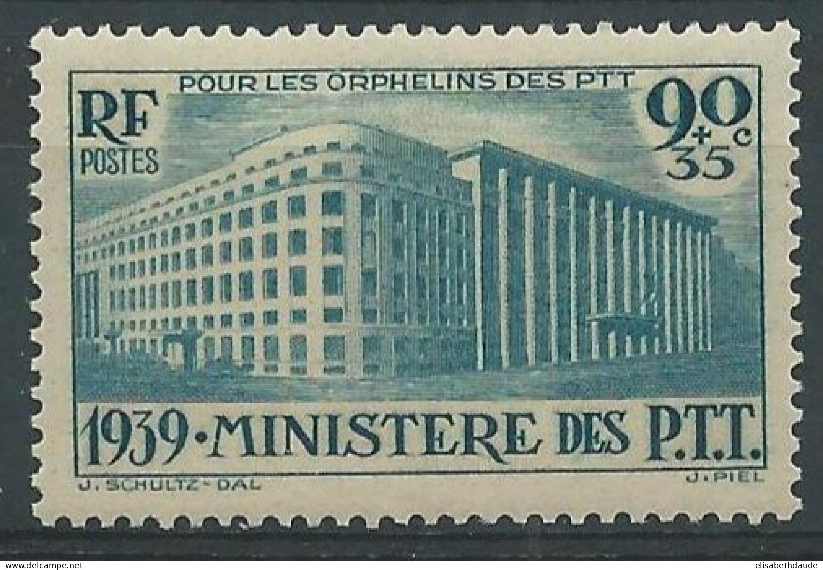1939 - YVERT N° 424 ** MNH - COTE = 50 EUR. - - Nuevos