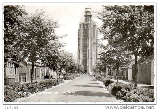 Westkapelle Veere Zuidstraat Met Vuurtoren Lighthouse - Westkapelle