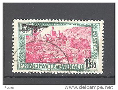 Monaco Oblitéré PA N°1 (cachet Rond - TBE) - Poste Aérienne