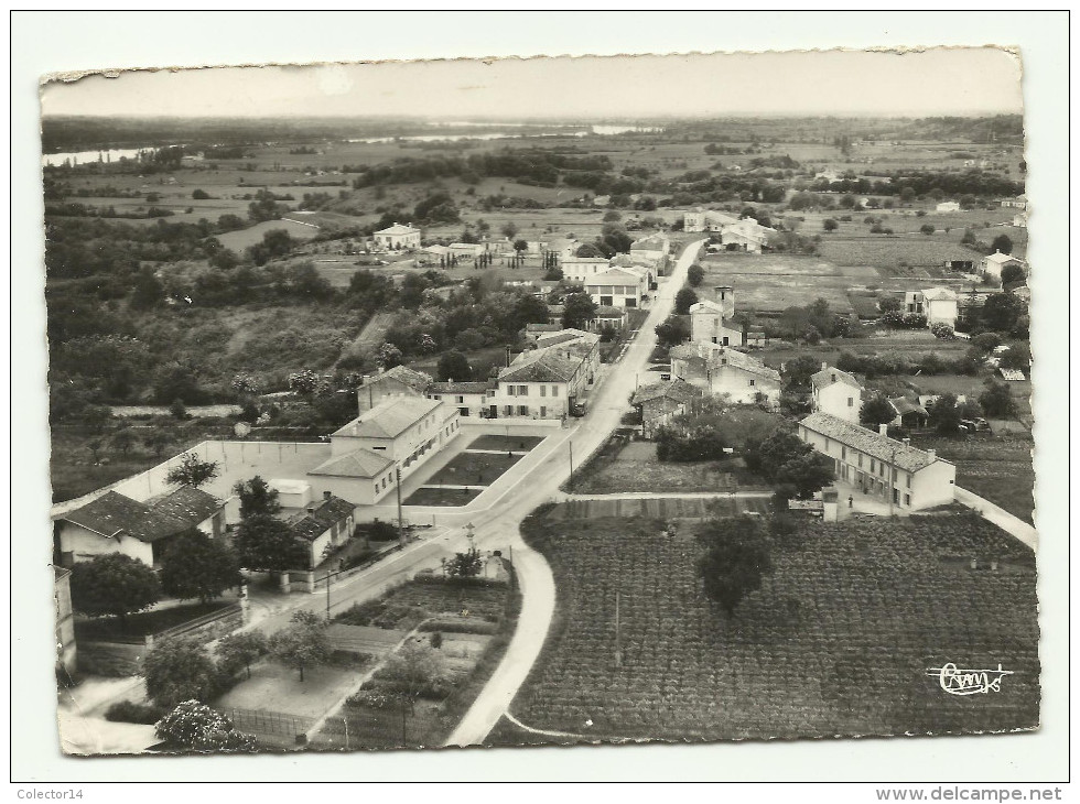 33 SAINT GERMAIN LA RIVIERE VUE AERIENNE 1960 - Autres & Non Classés