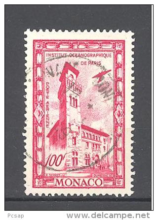 Monaco Oblitéré PA N°40 (cachet Rond - TBE) - Poste Aérienne
