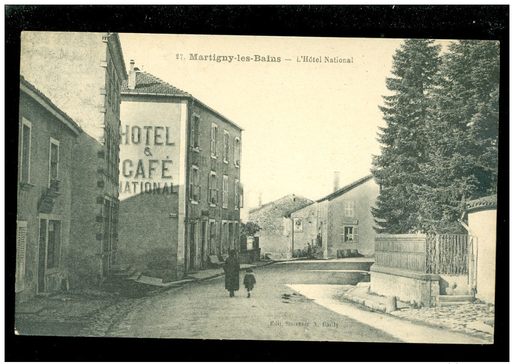 Martigny - Les - Bains  :  L'Hôtel National - Autres & Non Classés