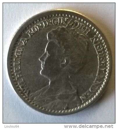 25 CENTS - 1914 - WILHELMINA - PAYS-BAS - Argent - Superbe - - 25 Centavos