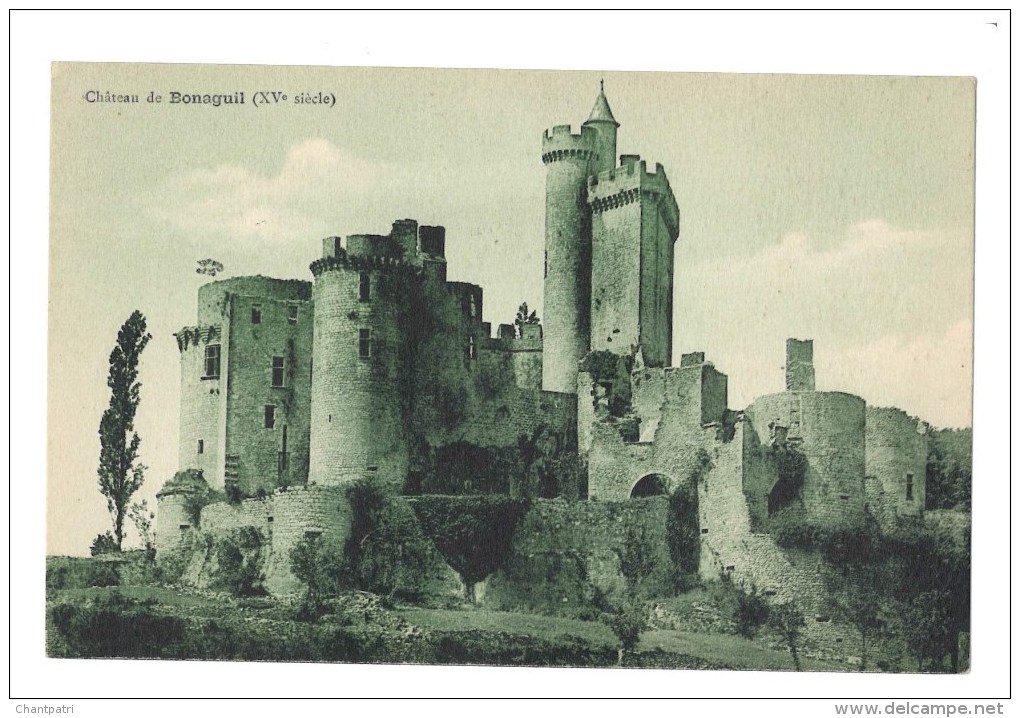 Bonaguil - Le Chateau - XVe Siècle - Lot De 3 CPA - Autres & Non Classés