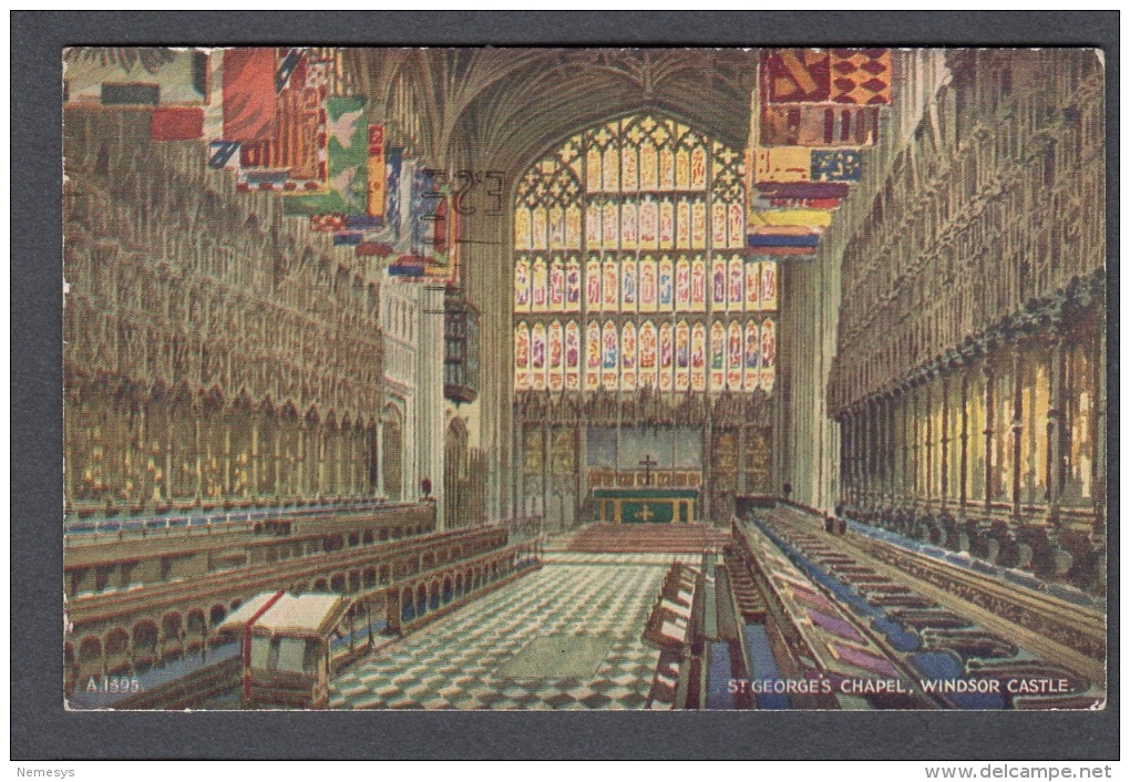 1960 WINDSOR CASTLE ST. GEORGE CHAPEL FP V SEE 2 SCANS - Windsor Castle