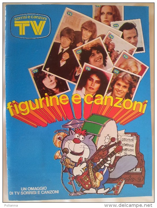 M#0M8 Album PANINI FIGURINE E CANZONI Omaggio TV SORRISI E CANZONI COMPLETO/BEATLES - Edizione Italiana