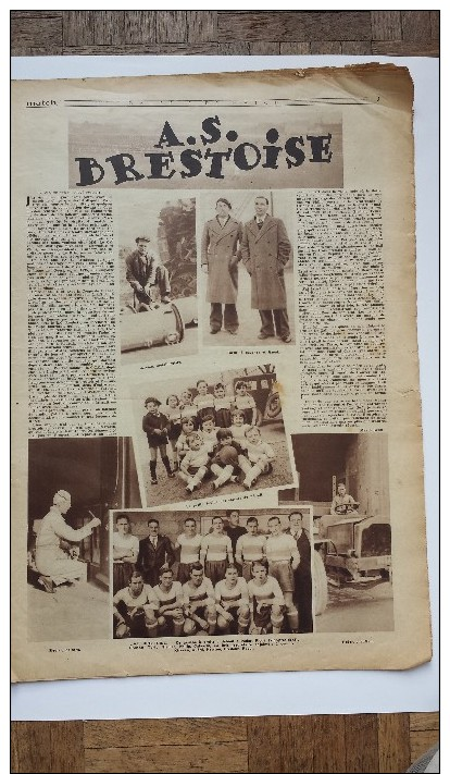 RUGBY TARBES-BORDEAUX BAYONNE-RCF/FOOT DI LORTO AS BREST RCP-LILLE/BOXE DEMPSEY INDIEN/SKI BERTHET/AUTO ETANCELIN PAU - 1900 - 1949