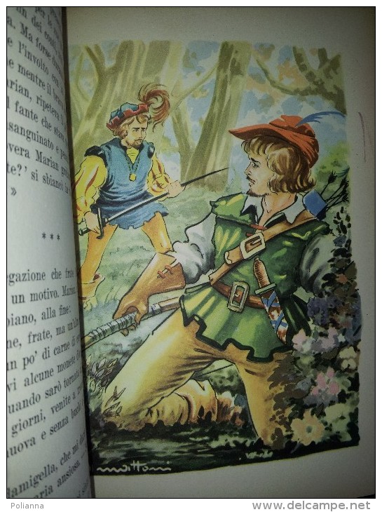 M#0M18 Marwell ROBIN HOOD La Sorgente Ed.1955/ILLUSTRAZIONI MATTONI - Antichi