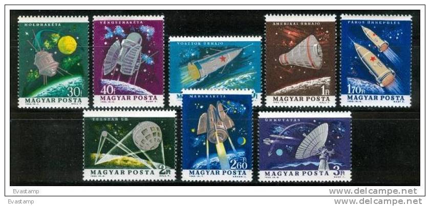 HUNGARY - 1964.Space Research Cpl.Set MNH! - Collections