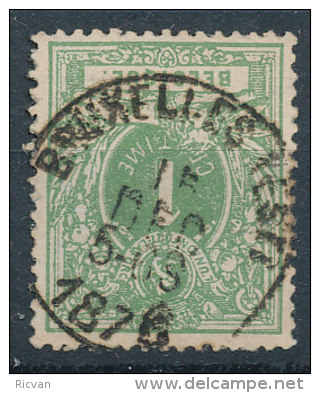 1876 PZ 26 STEMPEL DU BRUXELLES(EST)  ZIE SCAN(S) - 1869-1888 León Acostado