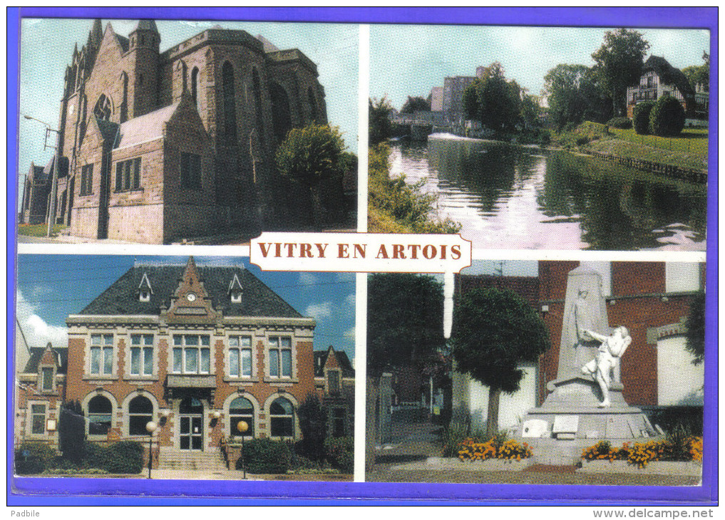 Carte Postale 62. Vitry-en-Artois   Trés Beau Plan - Vitry En Artois