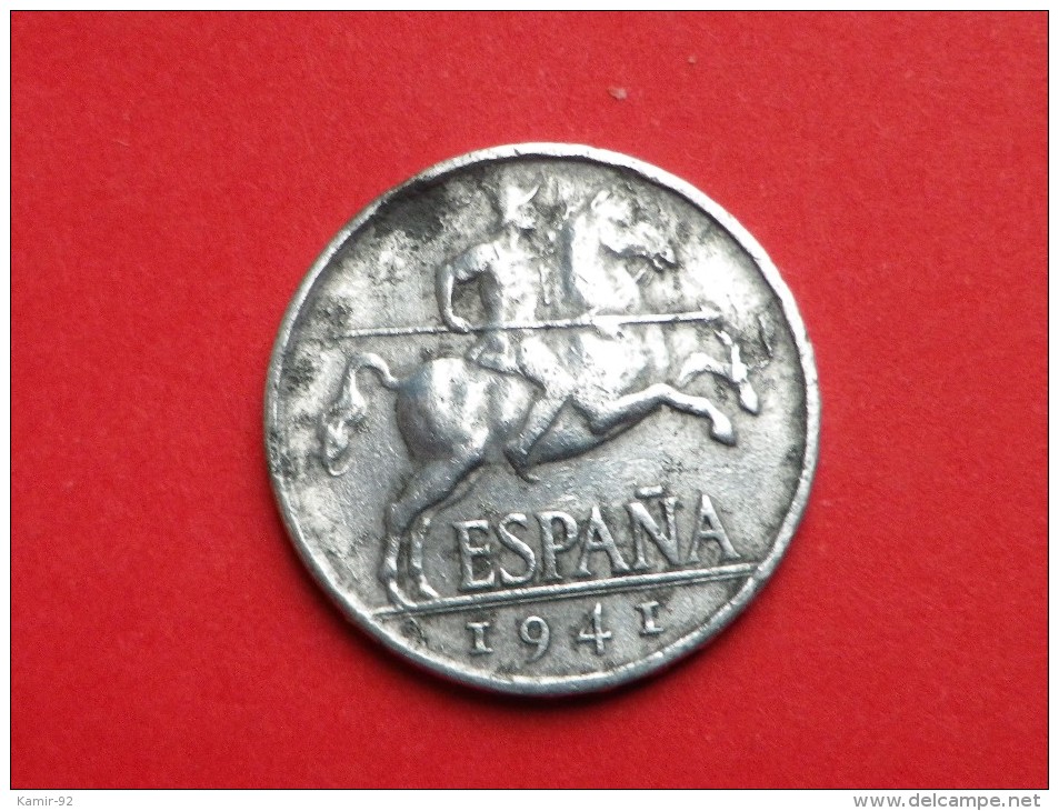 ESPAGNE  5  CENTIMOS 1941-        -           ALU                        KM. 765         TTB - - 5 Céntimos