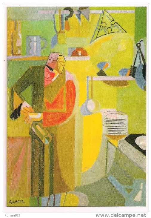 André LHOTE: " Cuisine à Gordes " Huile Sur Toile 1940 - Musée Des Beaux Arts De Clermont-Ferrand - - Pittura & Quadri