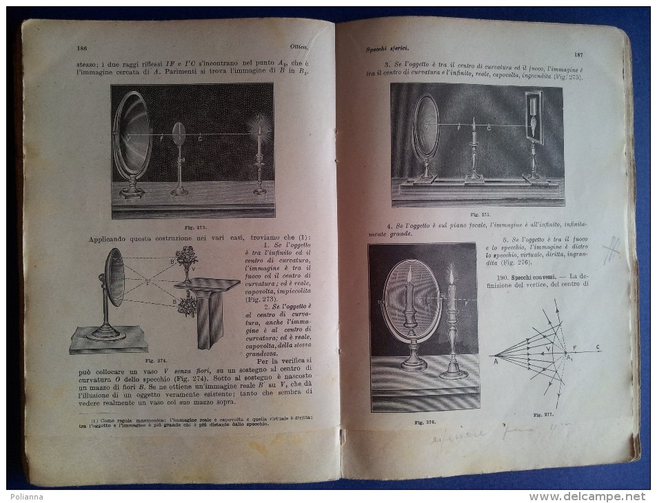 M#0M26 R.Federico FISICA ELEMENTARE Ed.Libraria It.1943/LOCOMOTIVA A VAPORE/AVIAZIONE - Mathématiques Et Physique